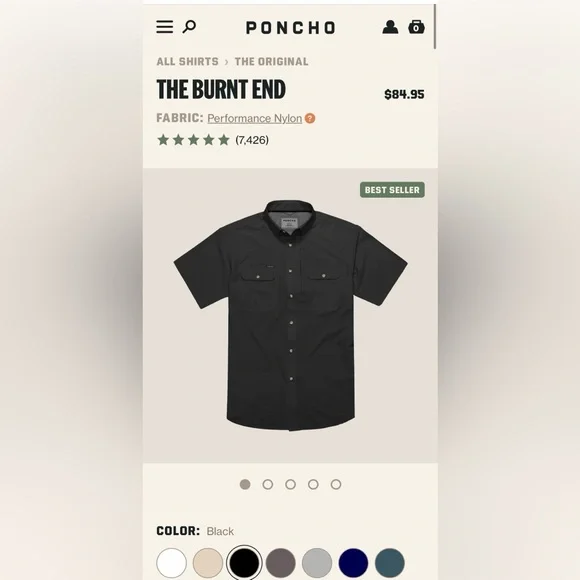 Poncho Outdoors Short Sleeve Shirts - Picture 5 of 6